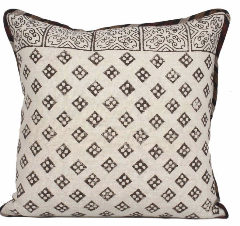 Amilia Block Printed Cushion Cover